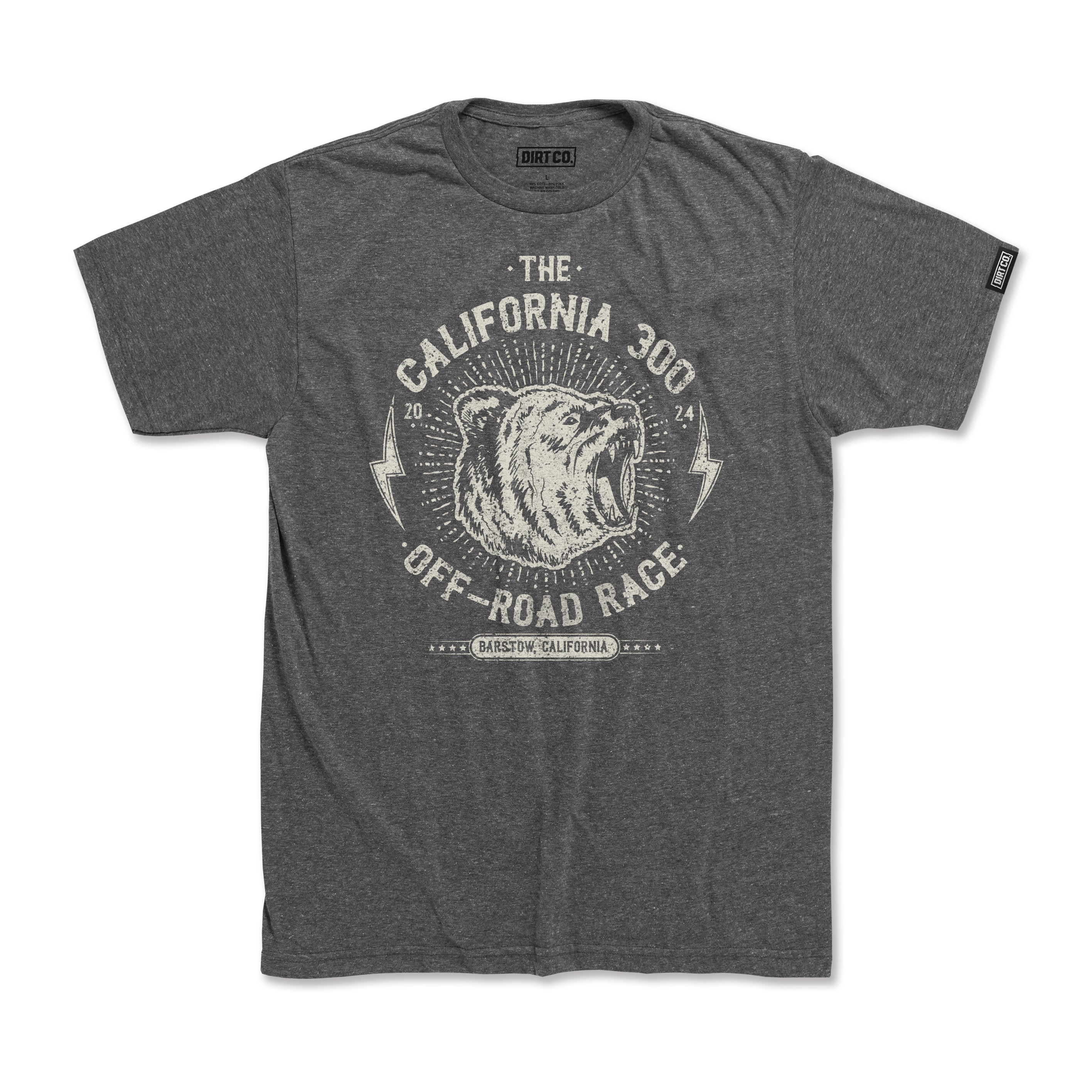 California 300 "Oso Del California" Shirt (Heather Charcoal)