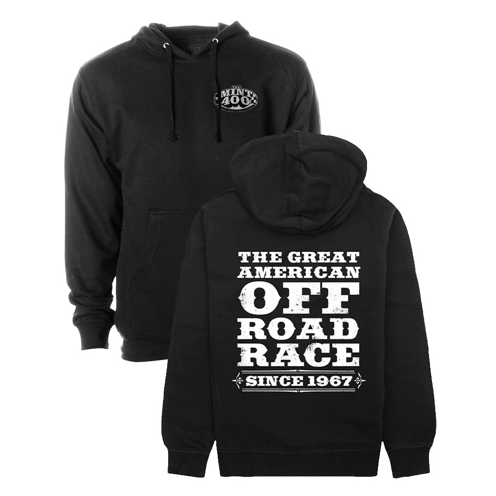 Mint 400 OG Logo 3/4 Hoodie (Black)