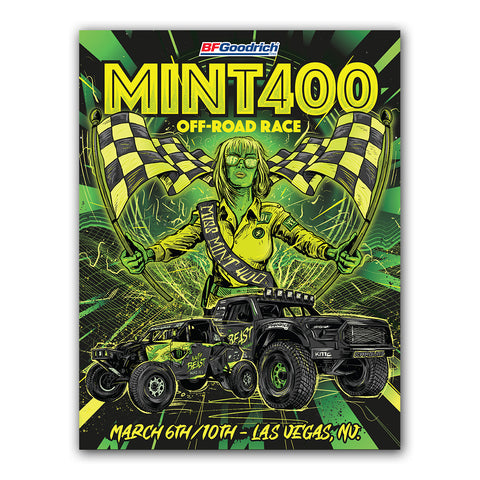 2024 Mint 400 X Monster Beast Unleashed Event Poster