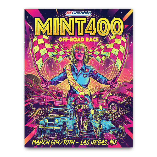 チルドポスター 2024 Mint 400 Event Poster – Dirt Co.