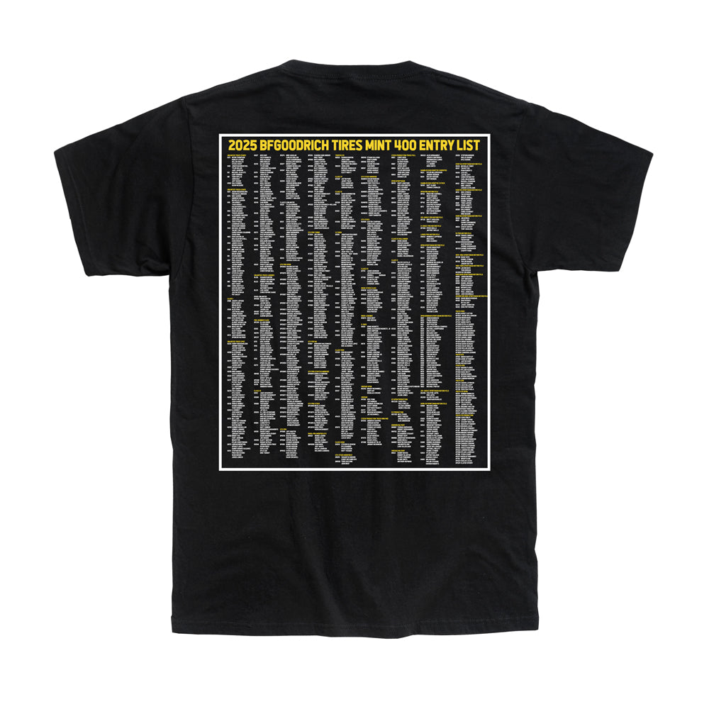2025 Mint 400 "Entry List" Shirt