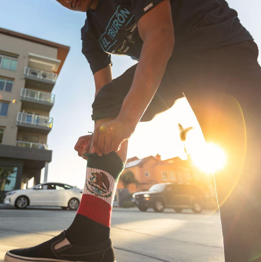The Off-Road Sock "Mexican Flag"