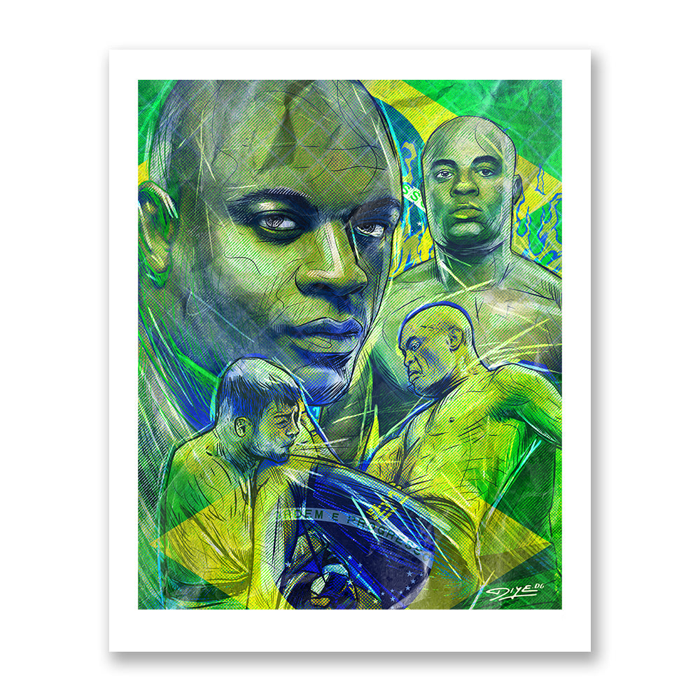 Anderson Silva Fine Art Print (DIYE)