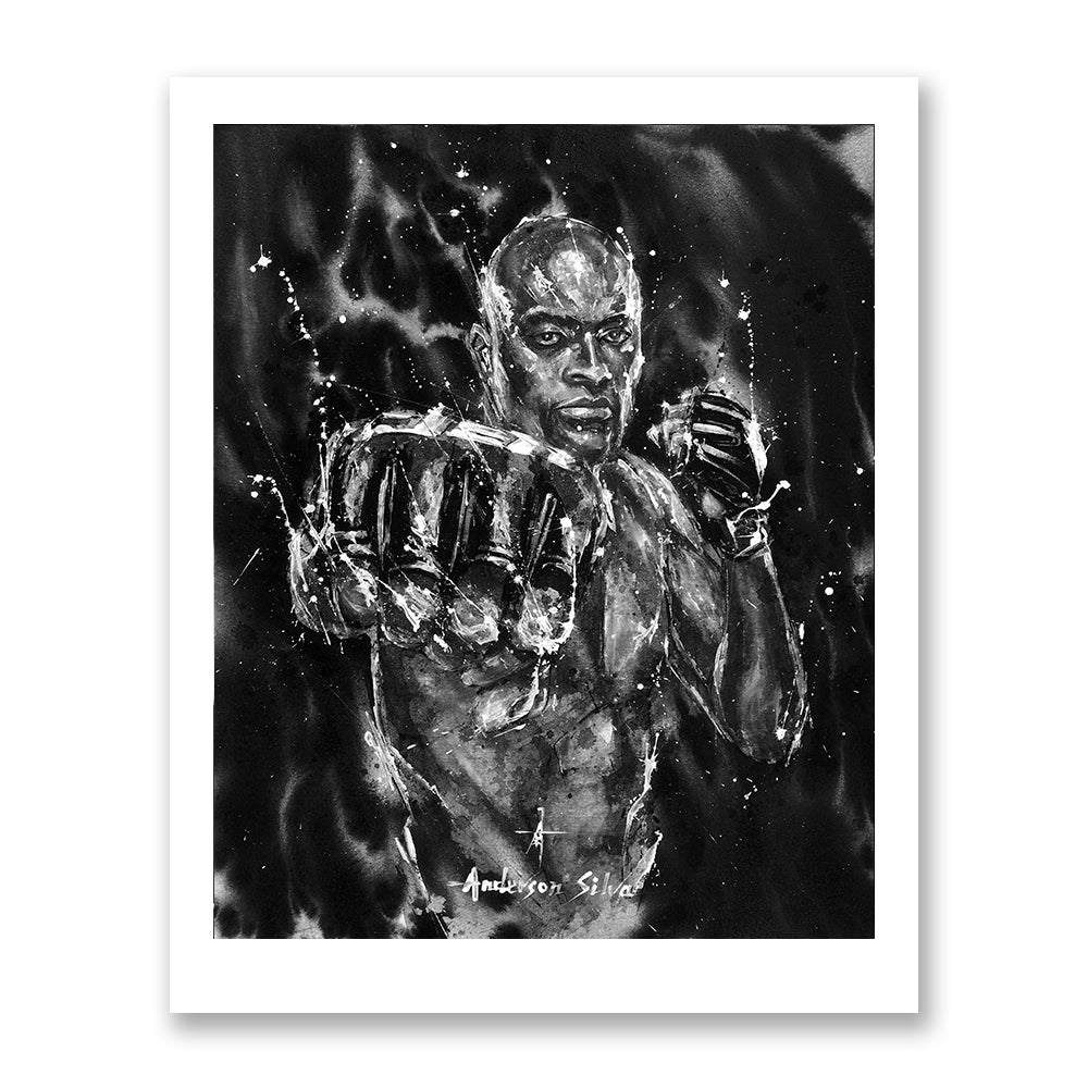 Anderson Silva Fine Art Print (Makoto Endo)