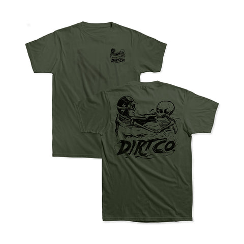 Dirt Co. "Strangle" Death Shirt (Military Green)