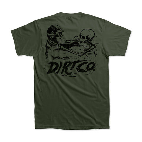 Dirt Co. "Strangle" Death Shirt (Military Green)