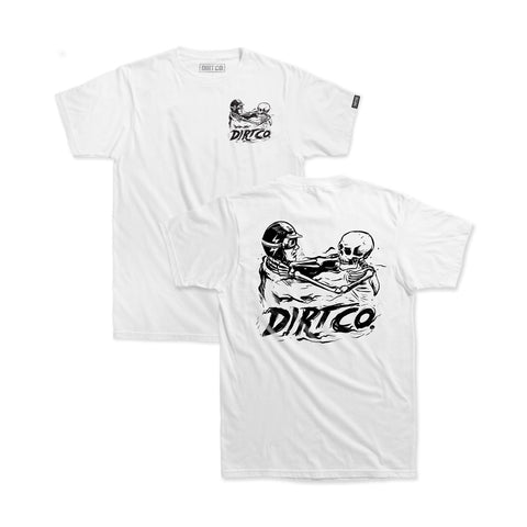 Dirt Co. "Strangle" Death Shirt (White)
