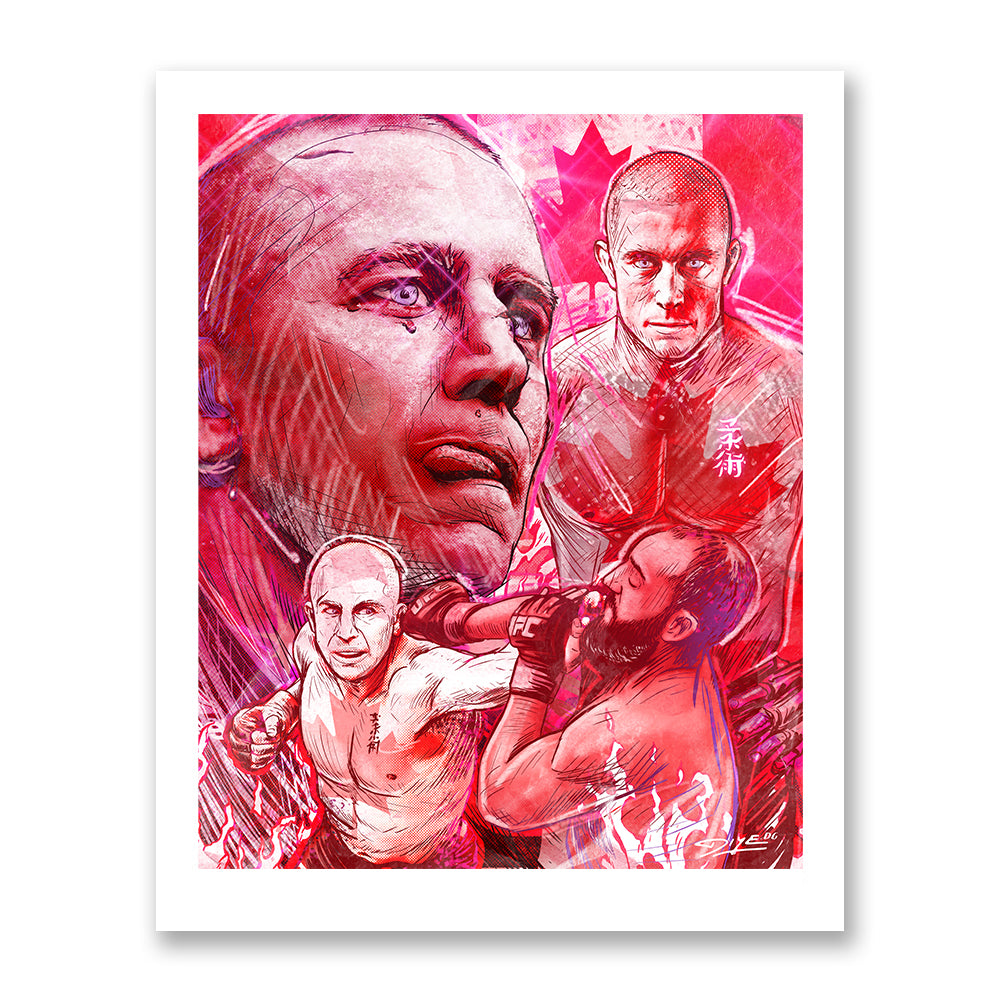 George St. Pierre Fine Art Print (DIYE)