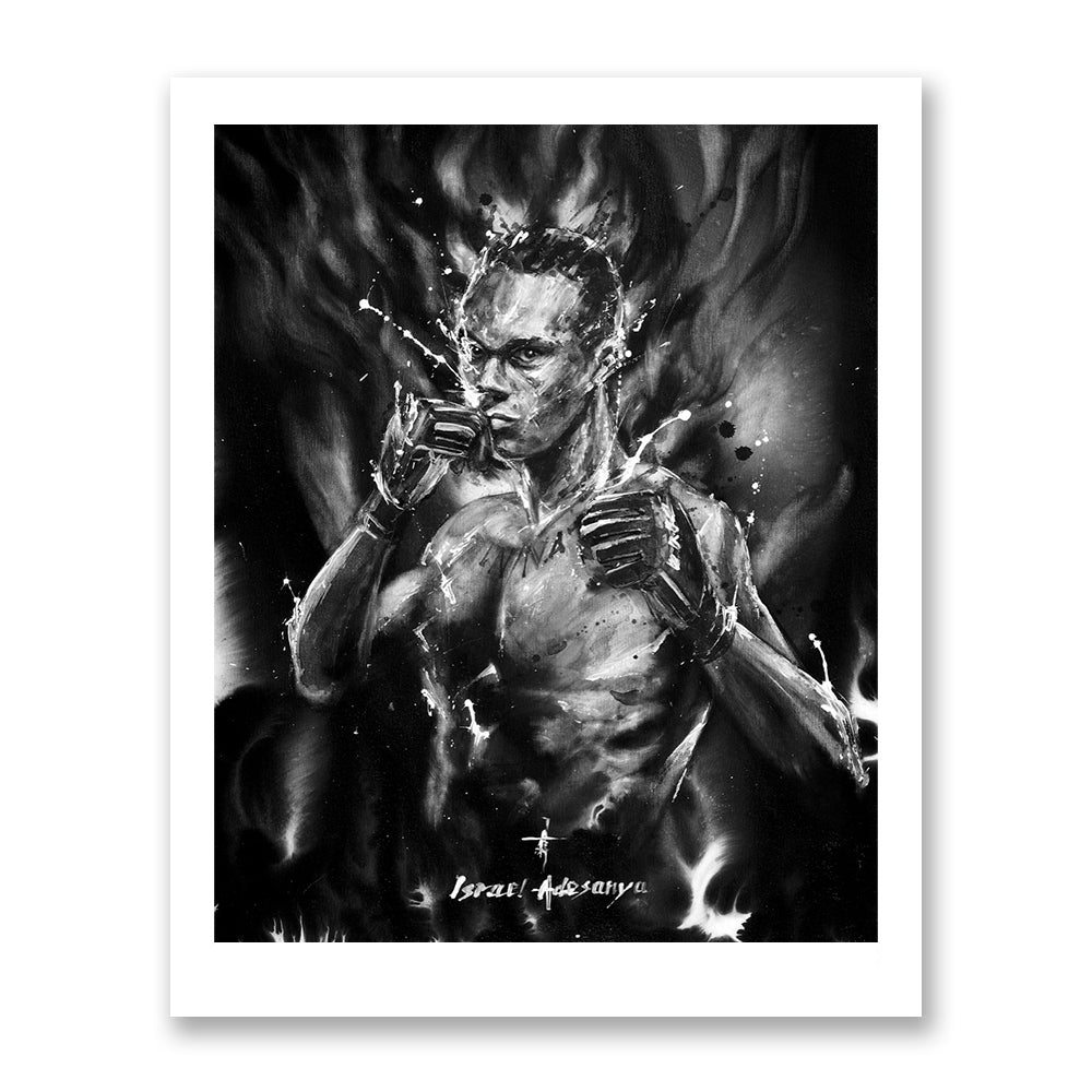 Israel Adesanya Fine Art Print (Makoto Endo)