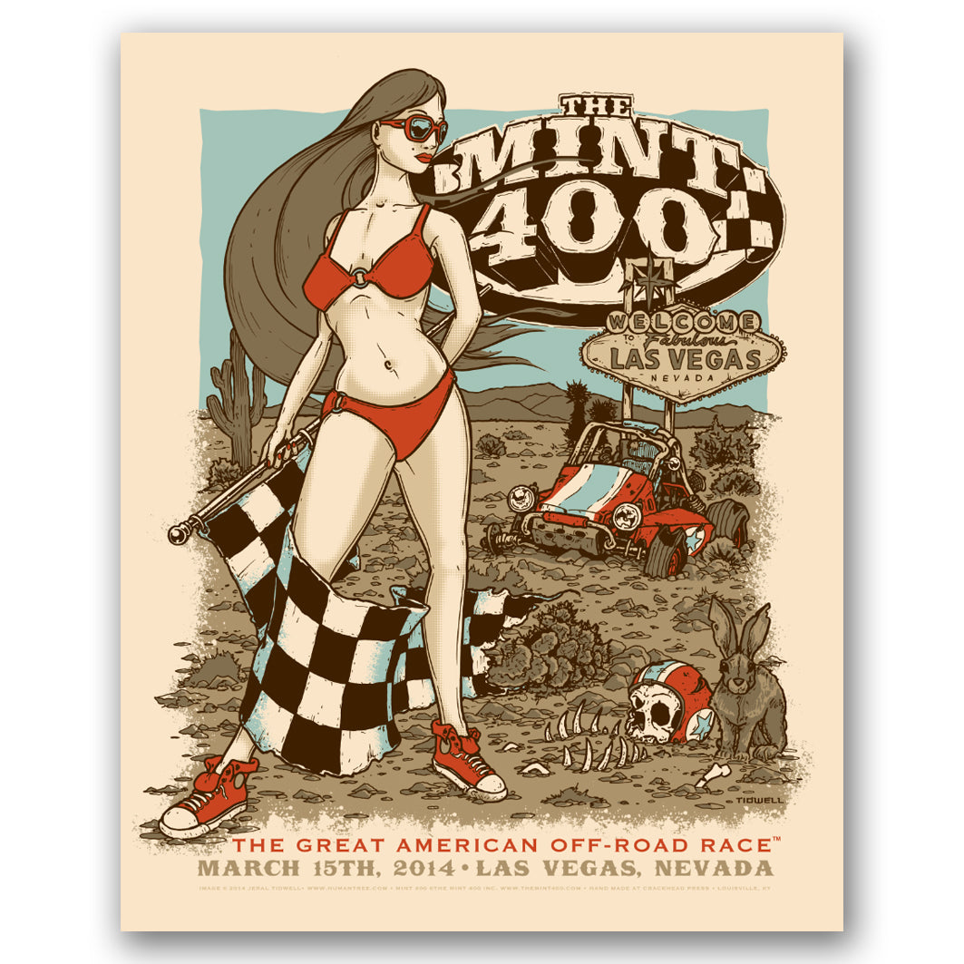 2014 Official Mint 400 Fine Art Print