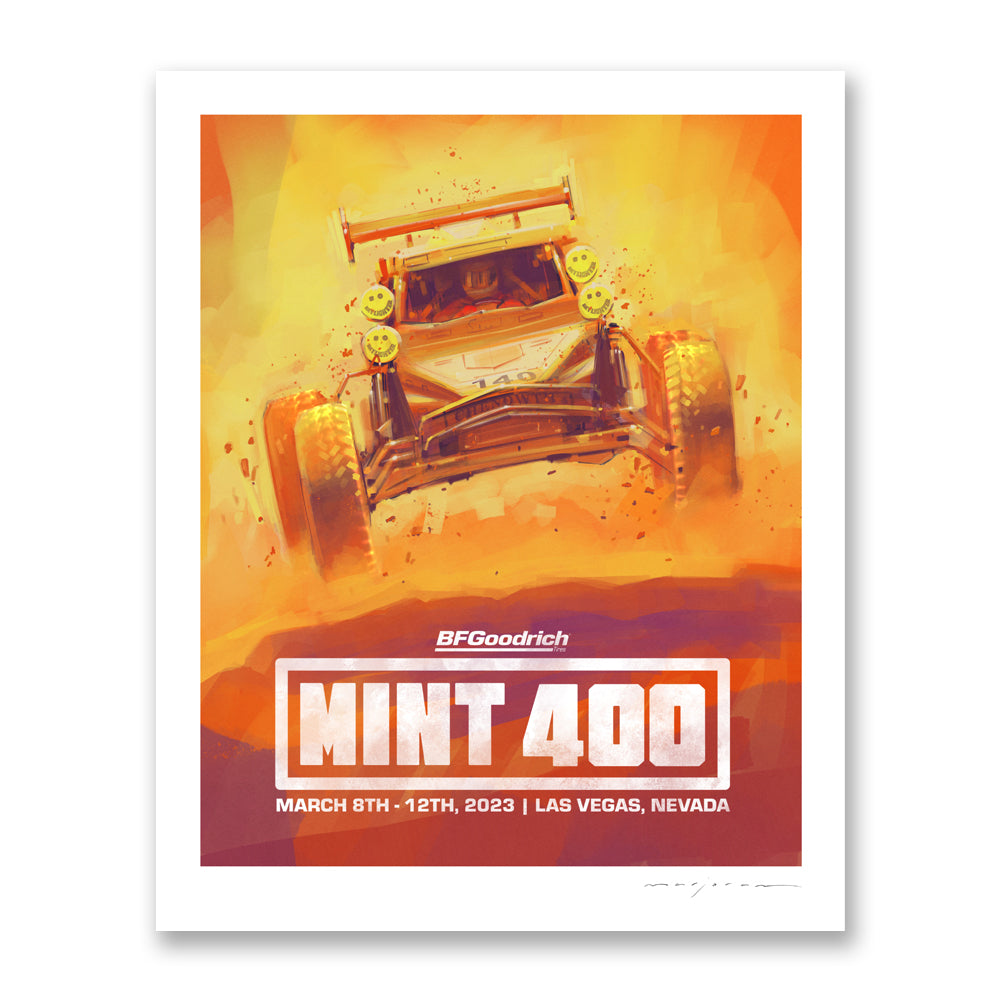 2023 Official BFGoodrich Tires Mint 400 Fine Art Print - Chenowth