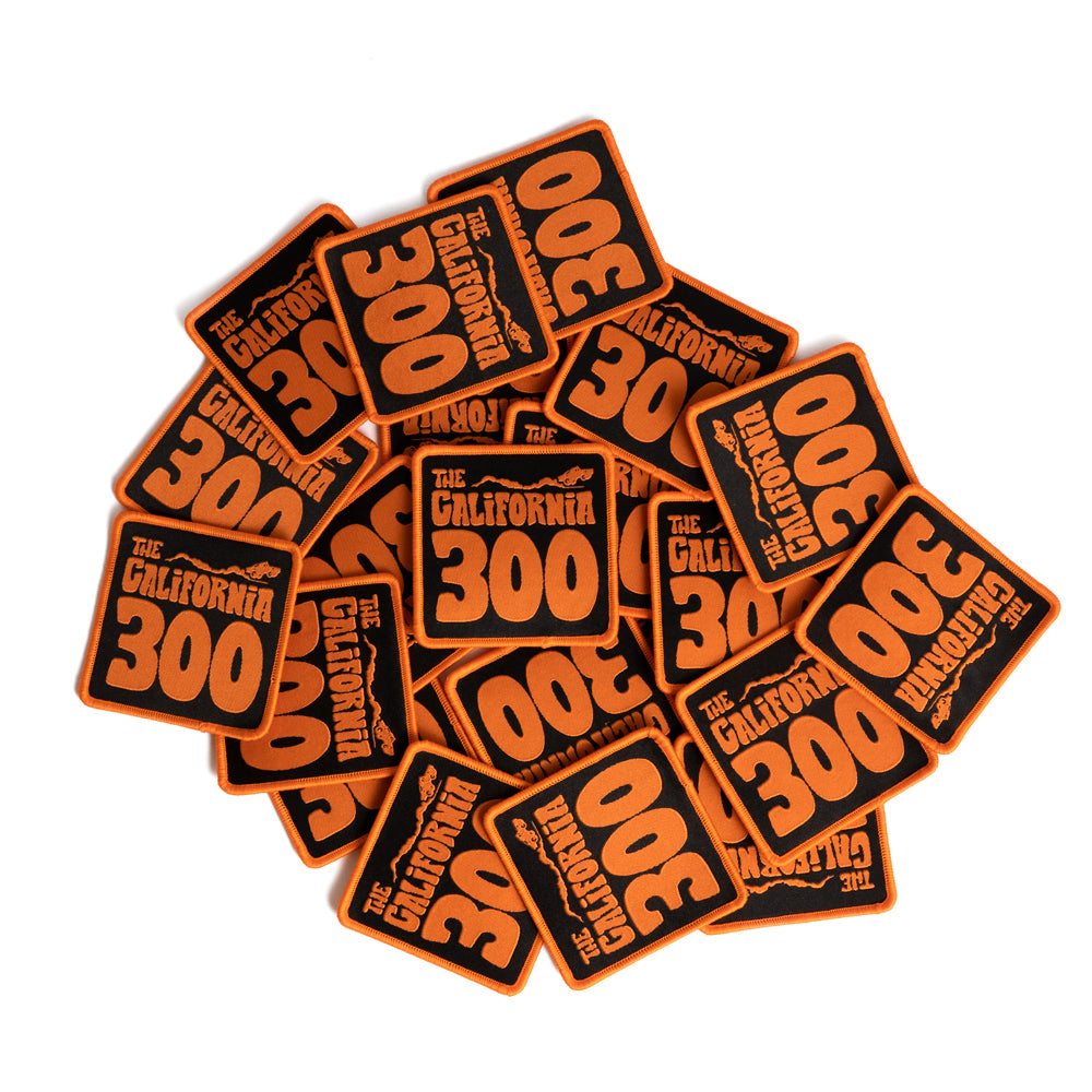 California 300 Dusty Trails Patch (Orange)