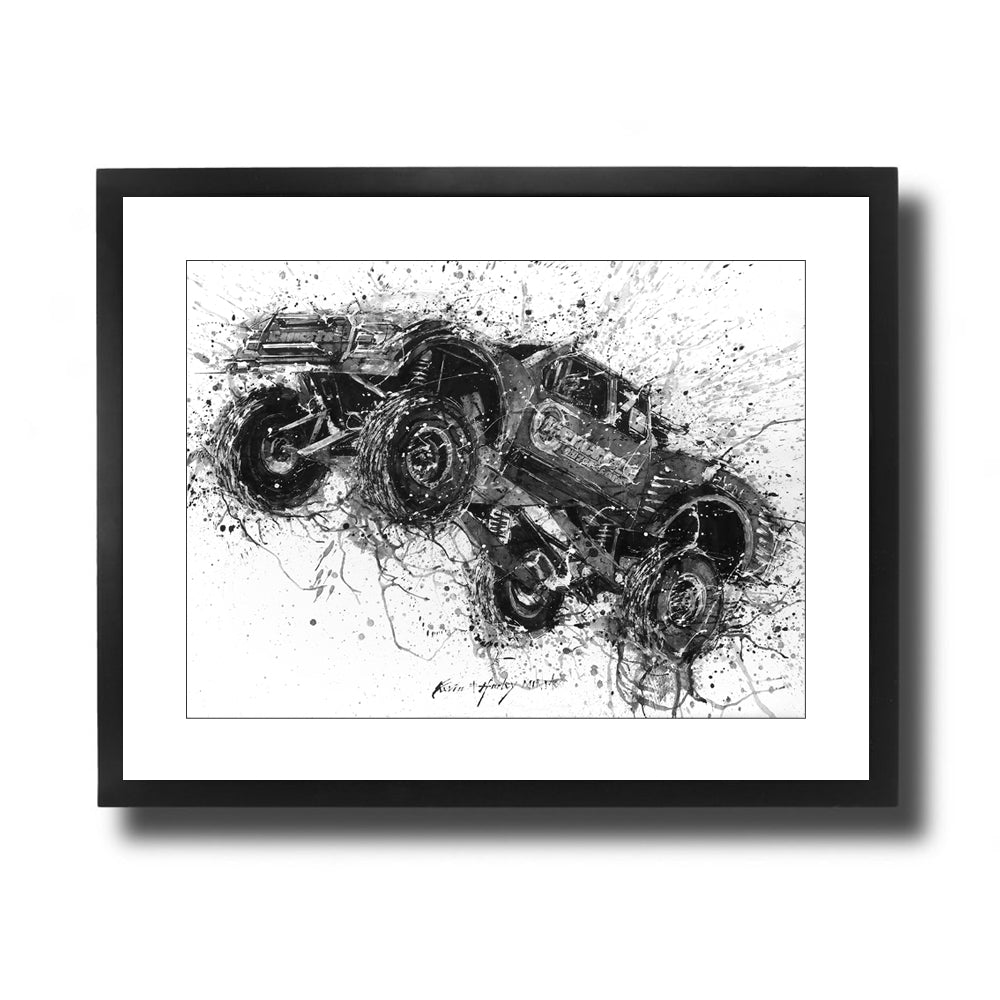 "Concrete Motorsports" Art Print