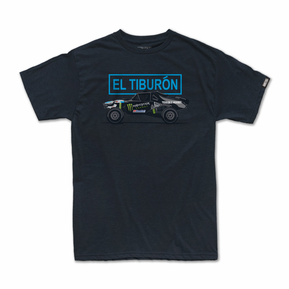 Dirt Co. "El Tiburon" Shirt (Navy)