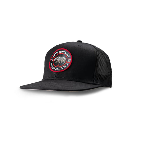 California  300 "Grizzly" Snap Back Hat (Black/Black)