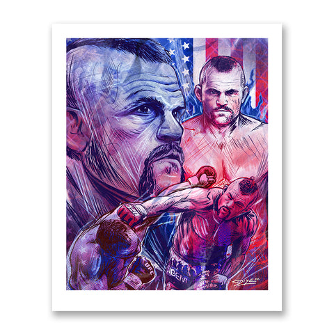 Chuck Liddell Fine Art Print (DIYE)