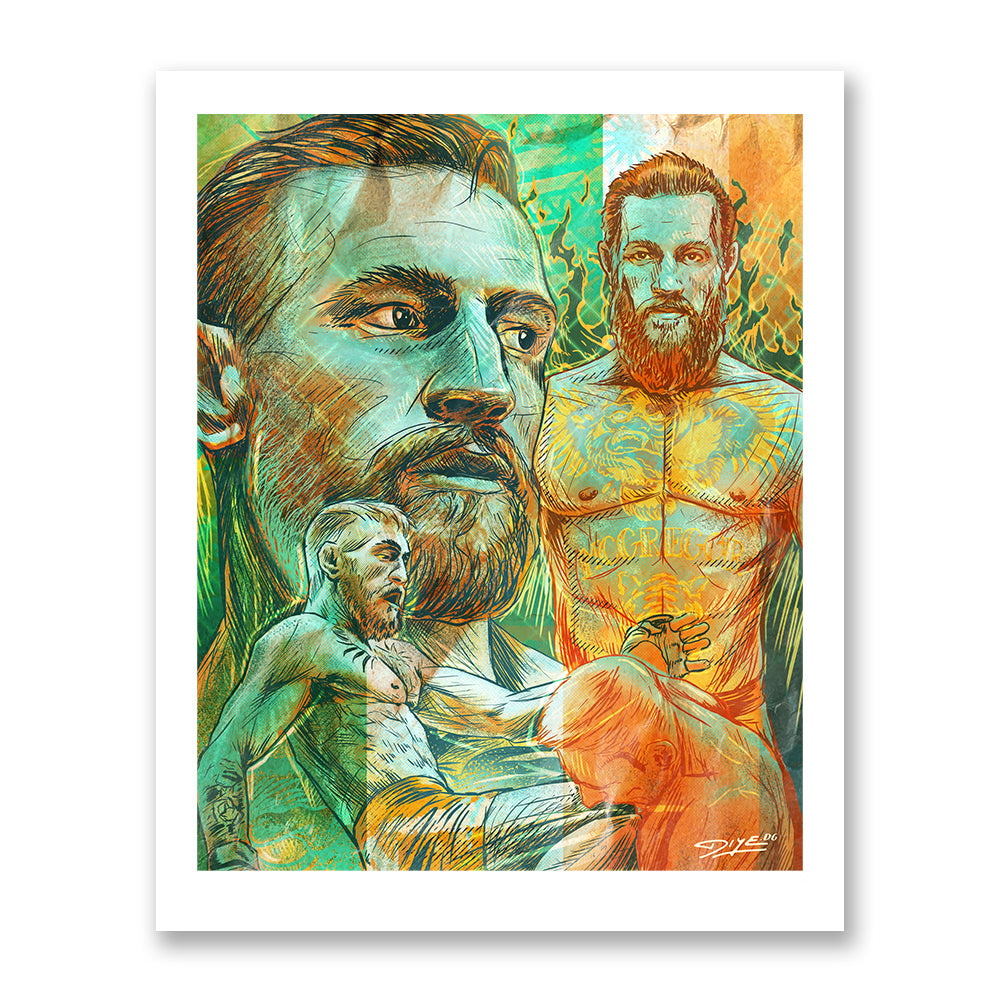 Conor McGregor Fine Art Print (DIYE)