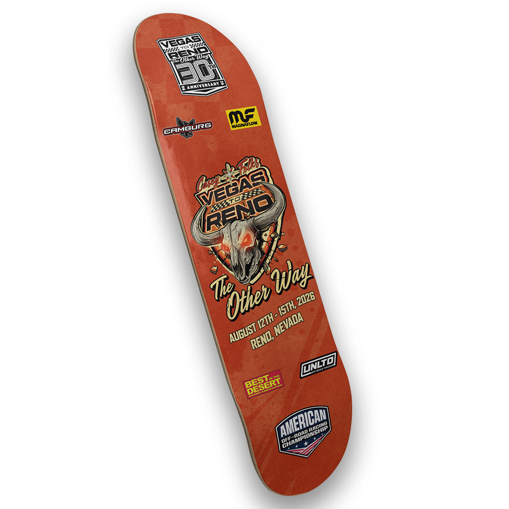2026 Vegas to Reno Skate Deck