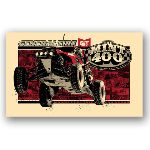 2012 Official Mint 400 Fine Art Print