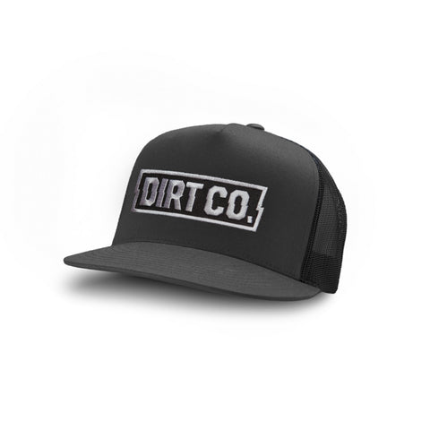Dirt Co. Rocker Snap Back Hat (Charcoal)
