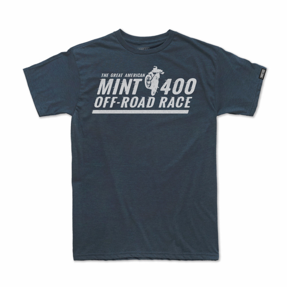 Mint 400 Crossed Up T-shirt (Navy Heather)