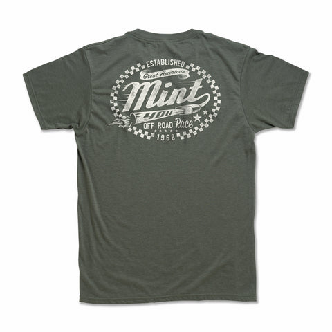 Mint 400 Loud Pipes T-Shirt (Heather Olive Green)