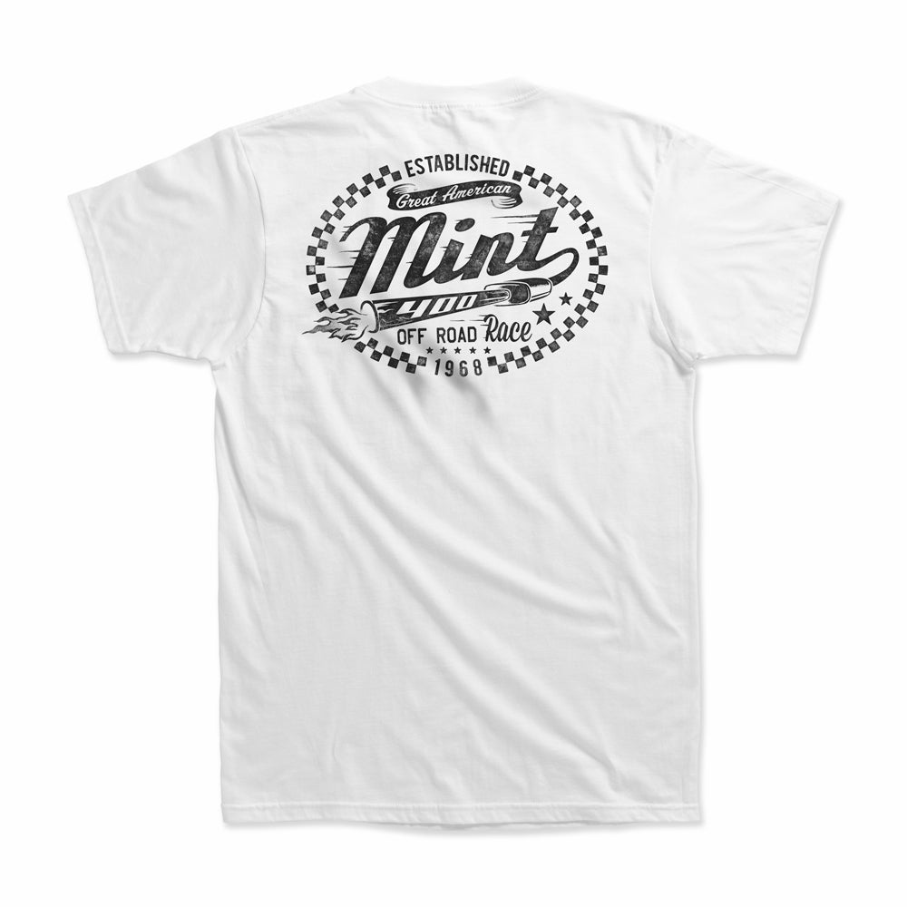 Mint 400 Loud Pipes T-Shirt (White)