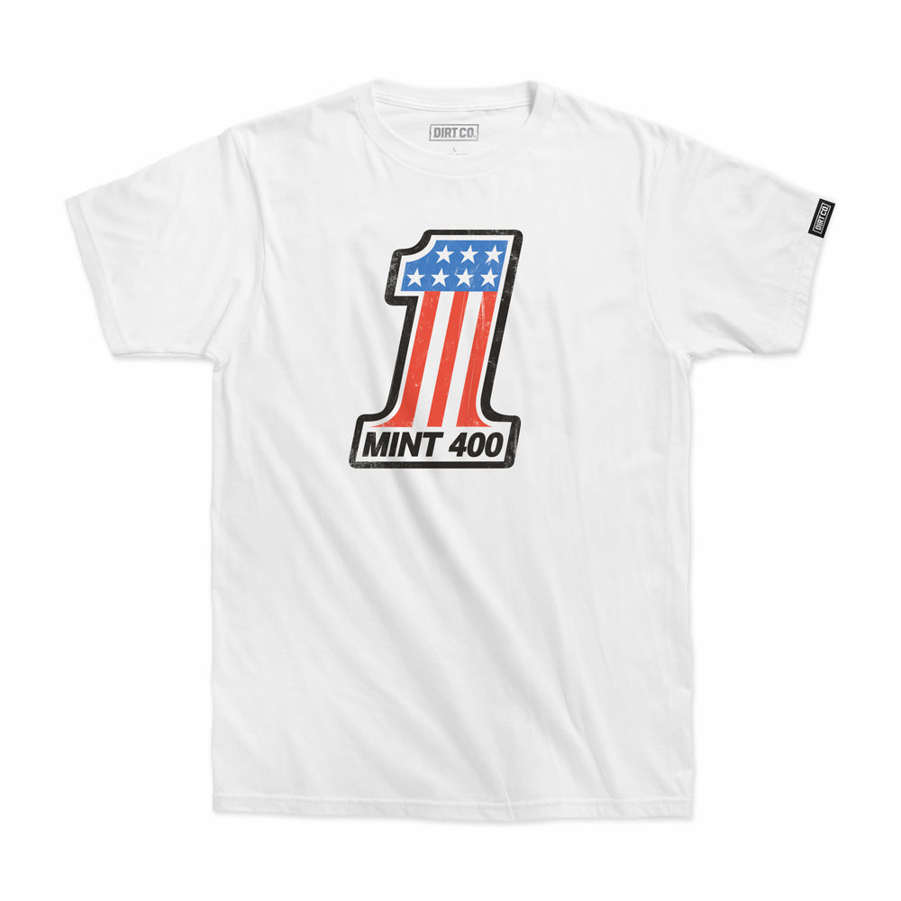 Mint 400 Podium T-Shirt (White)