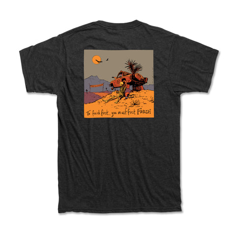 Mint 400 DNF T-Shirt (Heather Charcoal)