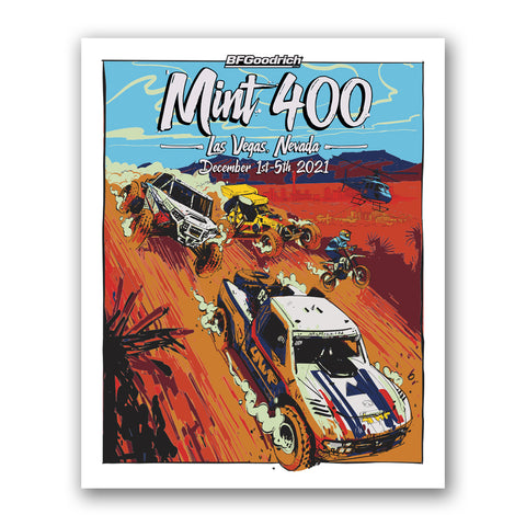 2021 Official BFGoodrich Tires Mint 400 Fine Art Print