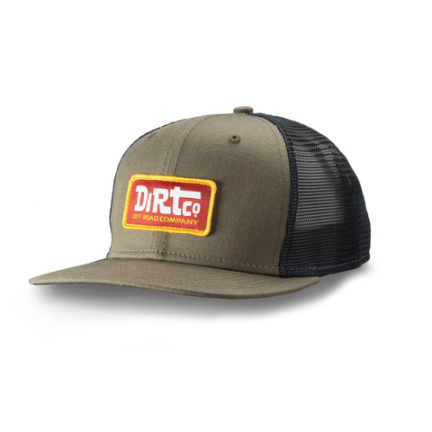 Dirt Co. "Surfer" Snap Back (Olive/Black)