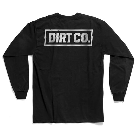 DIRT CO. "ROCKER" Long Sleeve T-Shirt (Black)