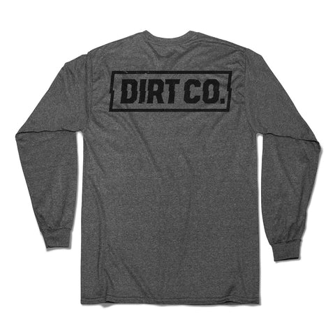 DIRT CO. "ROCKER" Long Sleeve T-Shirt (Gray)