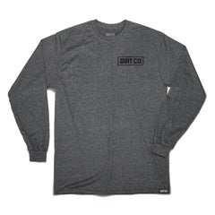 DIRT CO. "ROCKER" Long Sleeve T-Shirt (Gray)