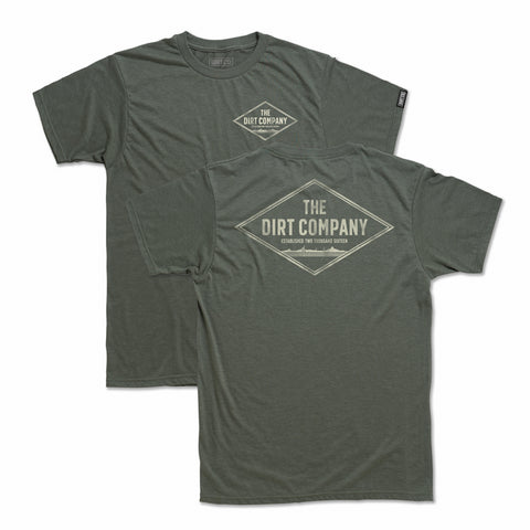 Dirt Co. Diamond T-Shirt (Heather Olive Green)