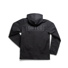 Dirt Co. Black Out Rainbreaker Water Resistant Jacket
