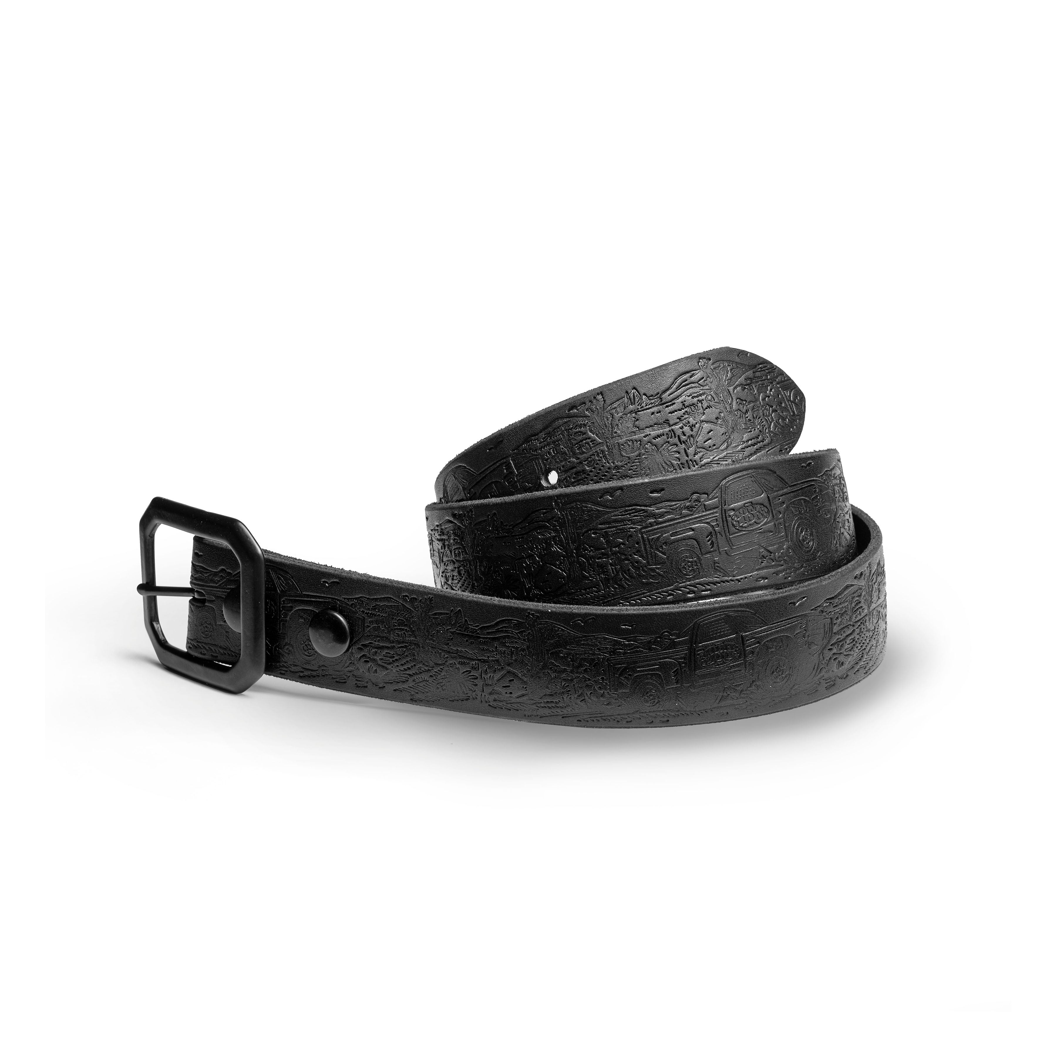 Custom Handmade Leather Belt - Rusty Butcher x Mint 400 Colab