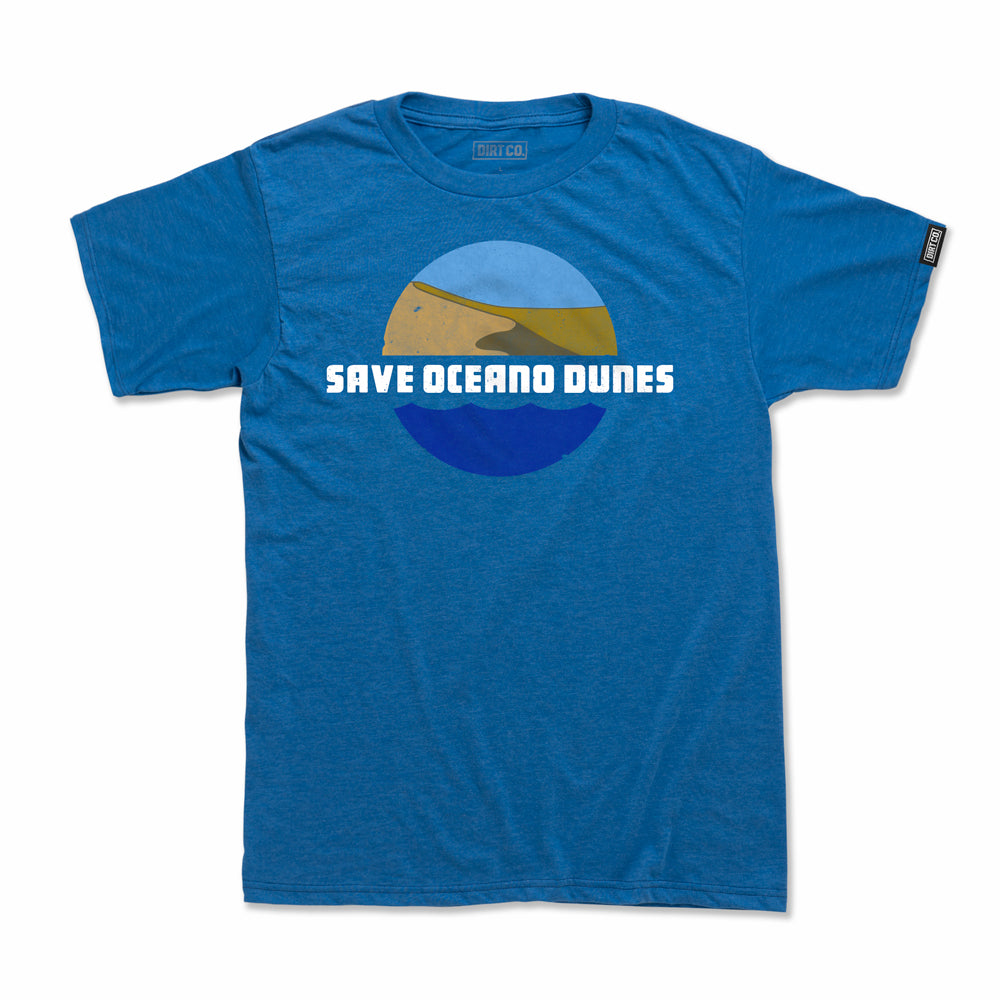 Dirt Co. #SOD Save Oceano Dunes T-Shirt (Royal Blue)