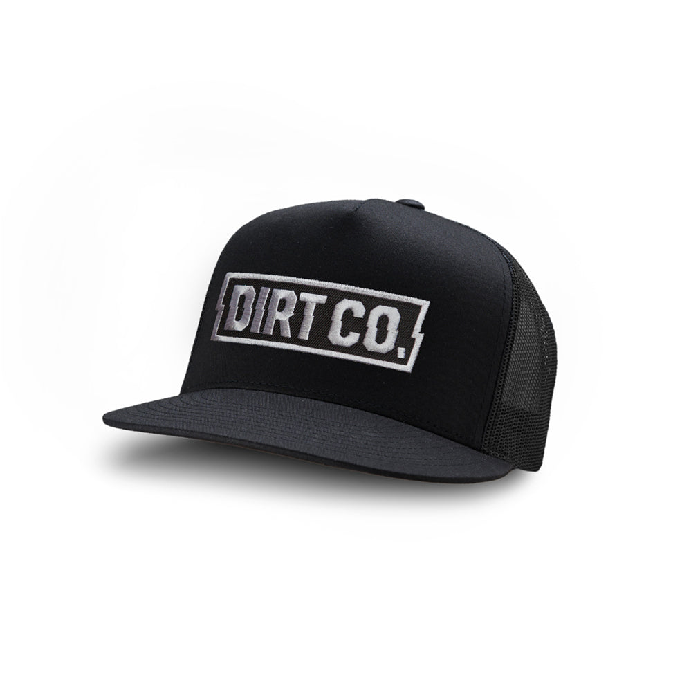 Dirt Co. "Rocker" Snap Back Hat (Black/Black)
