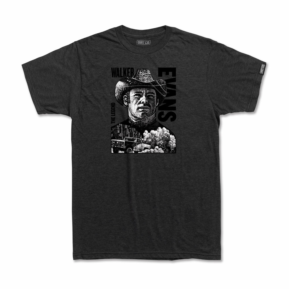 Dirt Co. Walker Evans "The Legend" T-Shirt (Heather Charcoal)