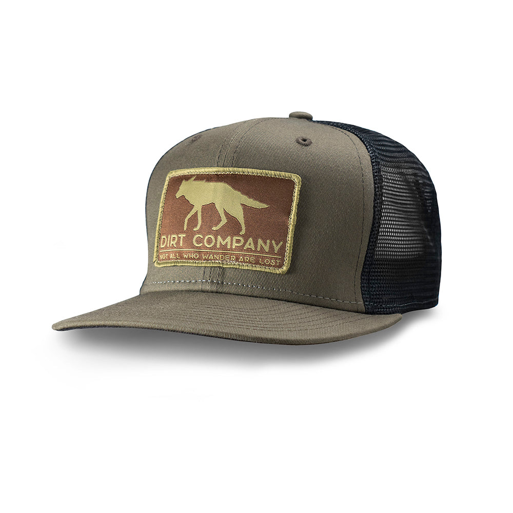 Dirt Co. "Nomad" Snap Back Hat (Olive/Black)