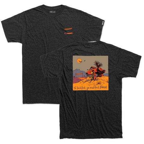 Mint 400 DNF T-Shirt (Heather Charcoal)